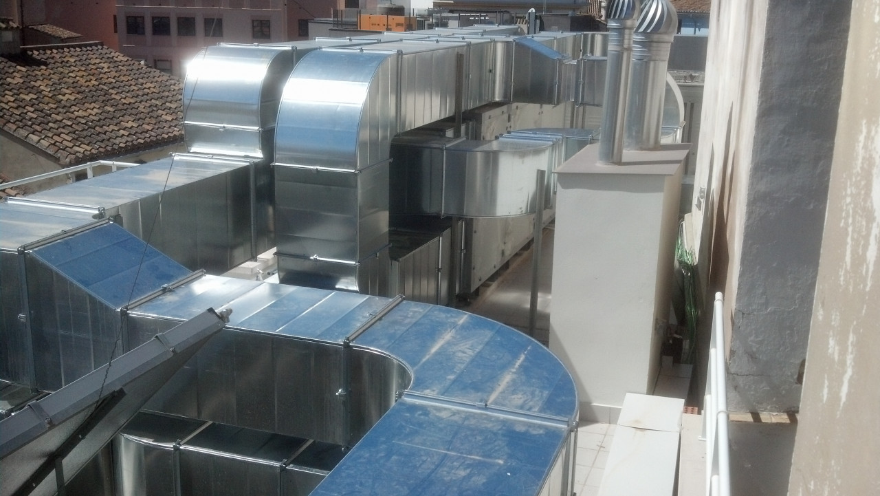 Conductos de chapa para ssitemas de ventilacion y recuperadores entalpicos.